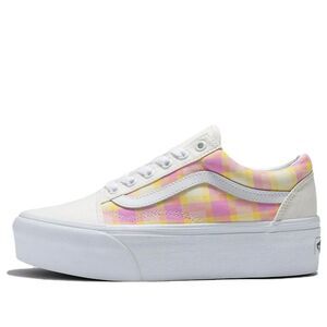 Vans Old Skool Stackform Platform Sneakers Women’s 10 Men’s 8.5 Pastel Picnic